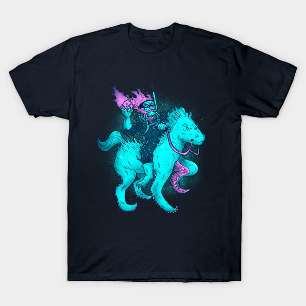 The Bodyless Seahorseman T-Shirt by nickv47